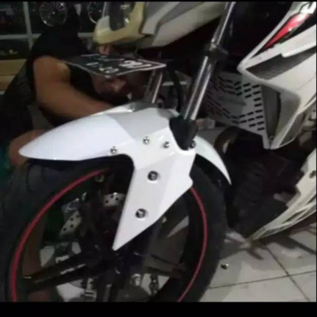 Variasi spakbor depan variasi Vixion old Vixion new ninja fi CBR GSX satria Fu R15