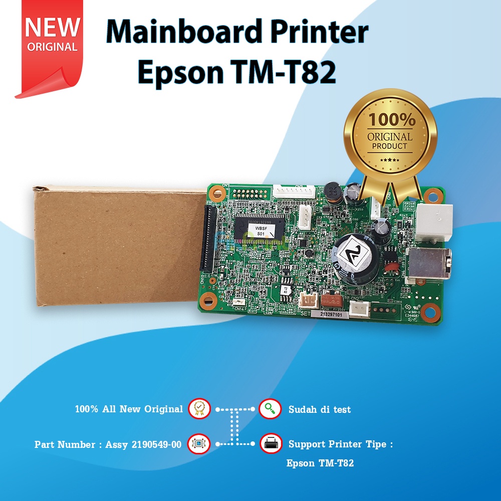 Mainboard Epson TM-T82 Port USB Board Printer TMT82 New Original