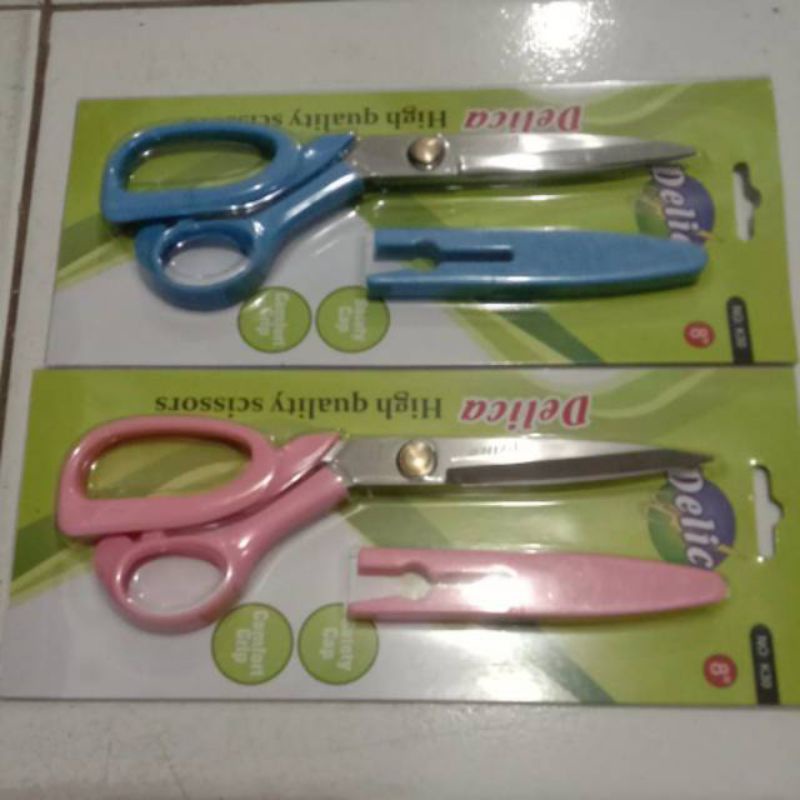 

Gunting jahit merek delica 8+9inci