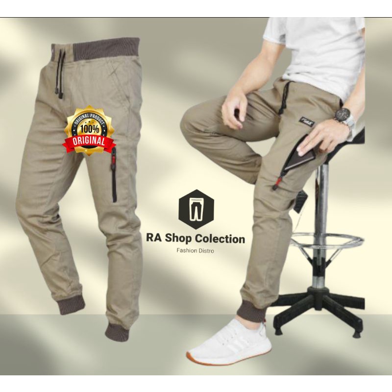 Celana Panjang Chino Jogger Cargo Double saku Original Celana Jogger Cargo Celana Panjang Pria Jeans Stretch