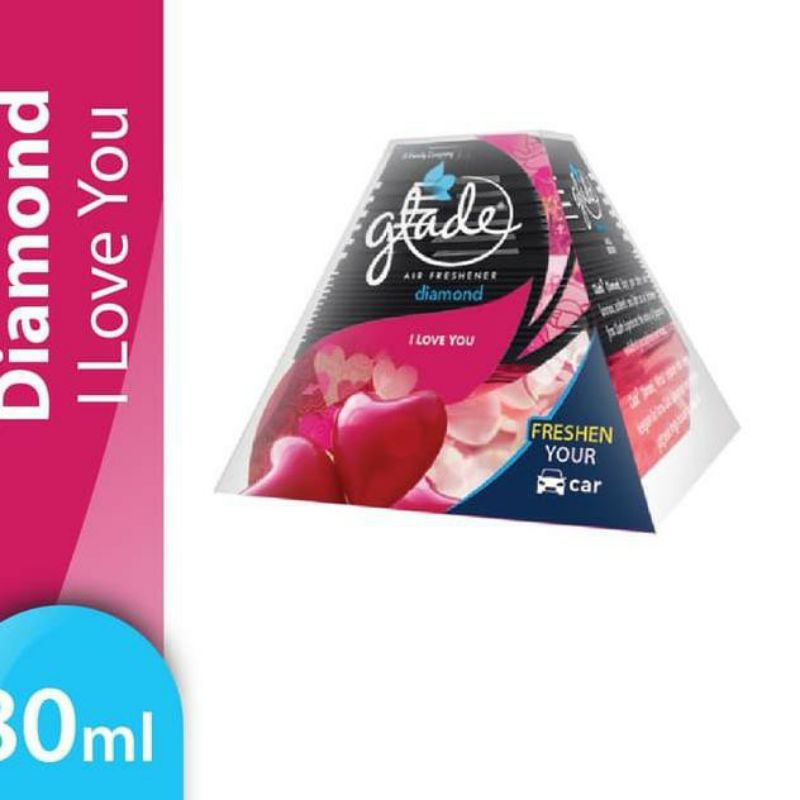 GLADE DIAMOND CAR I LOVE YOU REGULER 80 ML