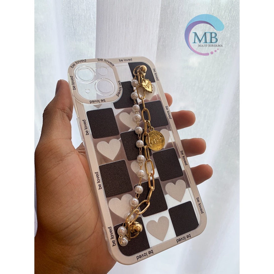 GM004 SOFTCASE RANTAI MUTIARA OPPO A3S A1K A5S A7 F9 A11K A12 A15 A51S A16 A17 A17K A52 A92 A53 A33 A54 A55 A74 A95 A9 A5 2020 MB3393