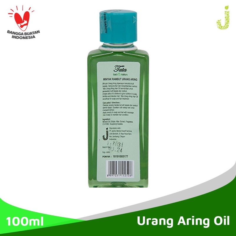 TATA MINYAK RAMBUT URANG ARING 100ML varian URANG ARING  100% Produk Asli Indonesia