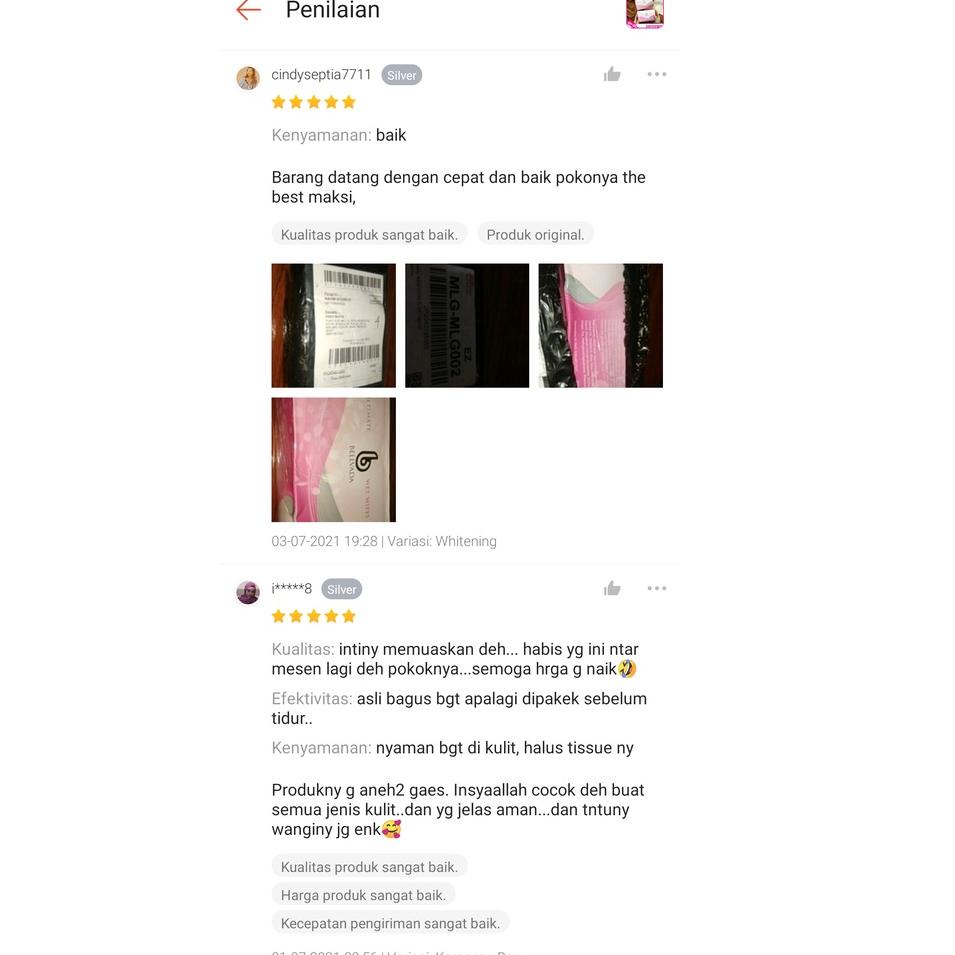 ★ Tissue Bellvada Kecantikan Whitening Belvada ➢