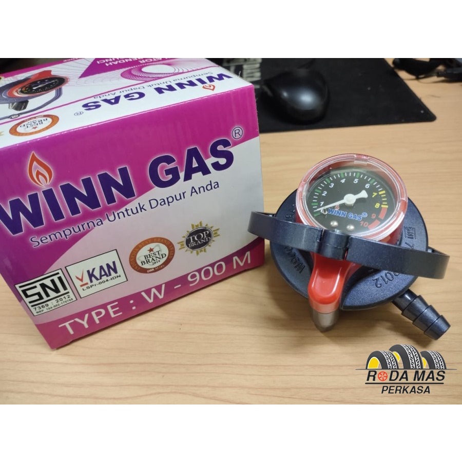 REGULATOR WINN GAS W 900 M DOUBLE LOCK Kepala gas regulator kompor win RMP