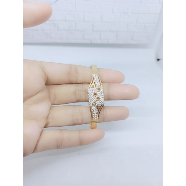 GELANG BANGLE CORR MP FULL/ GELANG PERAK ASLI SILVER 925 LAPIS EMAS/GELANG FASHION WANITA TERBARU