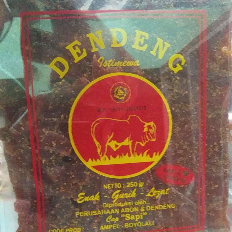 

DENDENG Cap Sapi 250gr