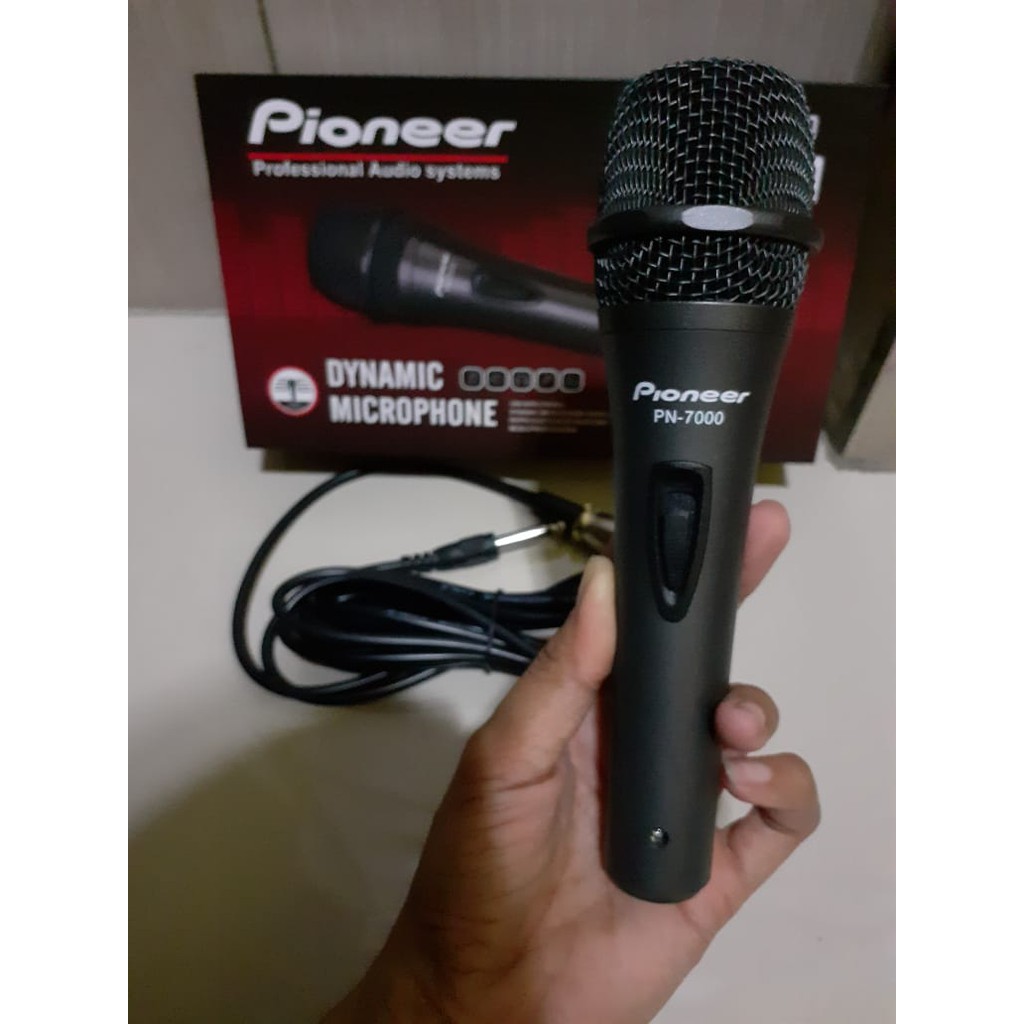 G474 Oem pioneer mic kabel dynamic mik cable Microphone full besi karaoke vocal vokal audio sound system audio pengeras suara pro profesional Legendary legendaris mikrophone putih white G474   BISA DIGUNAKAN SEGALA JENIS AUDIO SOUND  Bahan dari besi metal