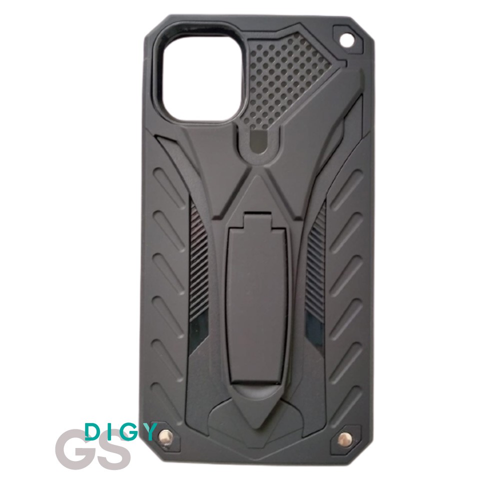 Casing hp IPHONE 12 5.4 Case Robot Standing Spigen Ironman cewe cowo case import murah