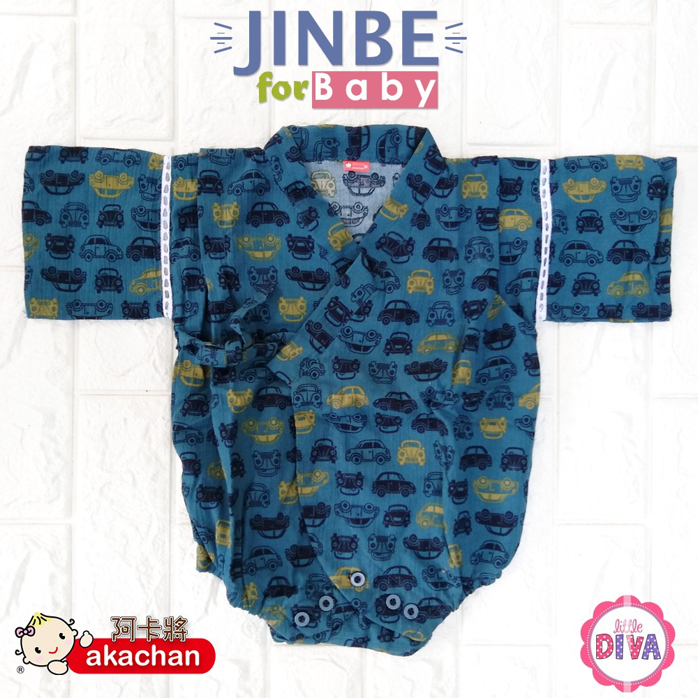 Baby Jinbei 6-18 M JINBEI BOY GIRL jinbeI jinbey kimono musim panas anak jepang setelan