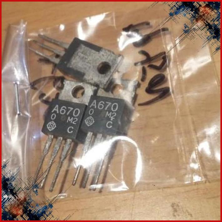

Transistor 2SA670 2SA 670 A670 A 670 HITACHI NOS