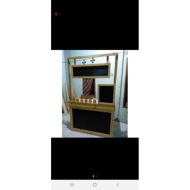 booth portable - meja lipat / even desk / gerobak lipat / gerobak murah