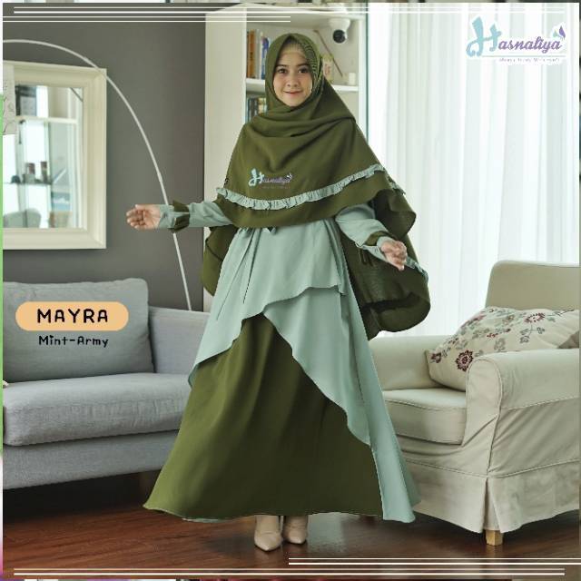 MAYRA dress set gamis cantik by hasnaliya