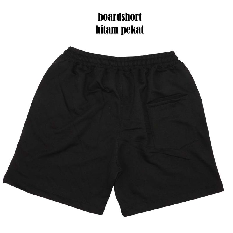 BOARDSHOT/BOXER/CELANA PENDEK/UNISEX/TDE/HITAM PEKAT