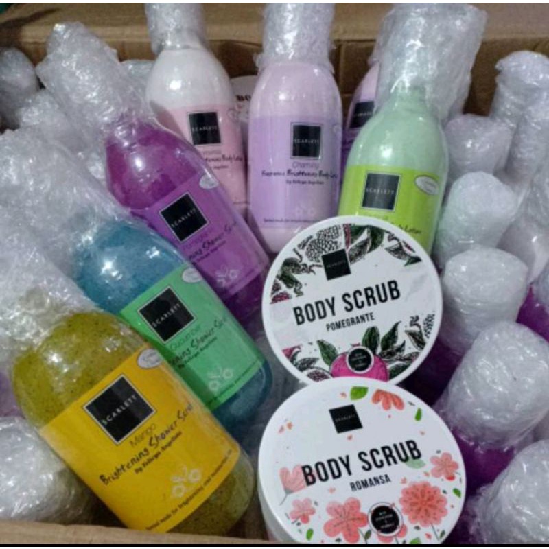 semua produk scarlett//Scarlett whitening//lotion Scarlett//serum Scarlett//Scarlett