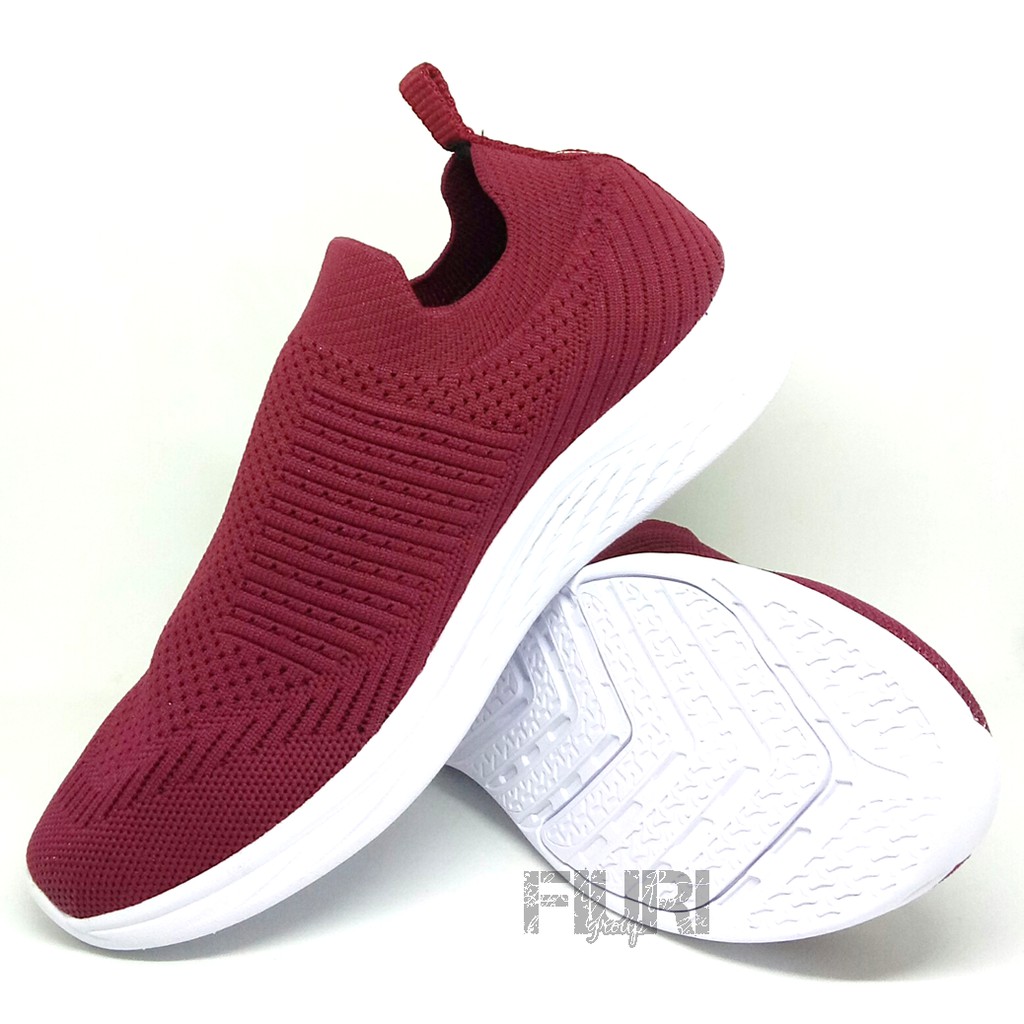 FIURI - ANDO ORIGINAL - MURILLO 39-44 MERAH - SEPATU SNEAKERS PRIA - SEPATU OLAHRAGA PRIA - SEPATU KNIT RAJUT PRIA - SEPATU JOGGING PRIA - SEPATU SPORT - SEPATU SLIP ON PRIA - SEPATU KETS PRIA - SEPATU KAOS KAKI - SEPATU BERNAFAS - EPATU COWOK