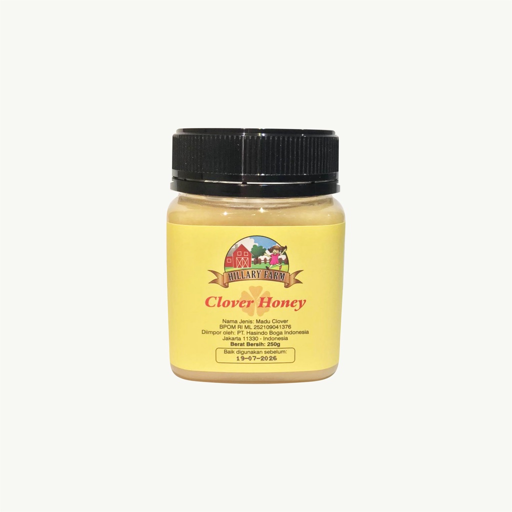 

Terlaris Hillary Farm Clover Honey (250gr)