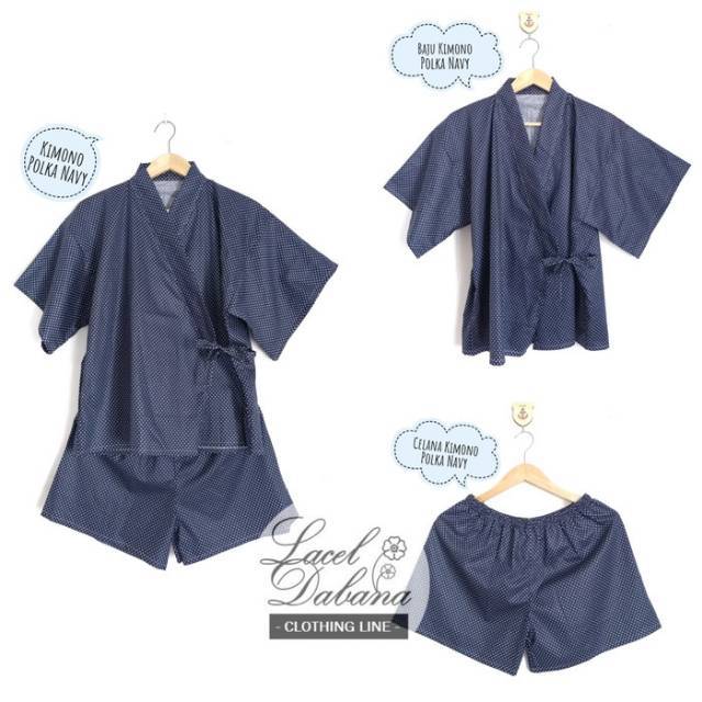 BAJU TIDUR PIYAMA WANITA DEWASA KIMONO CELANA PENDEK