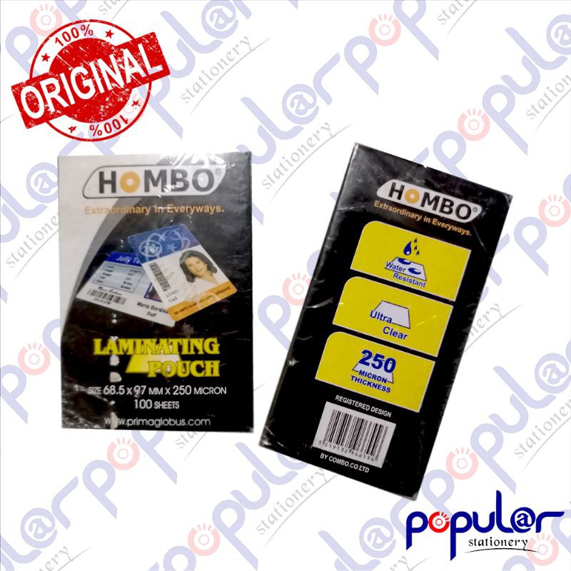 

Mika Laminating KTP Hombo Tebal 250 micron