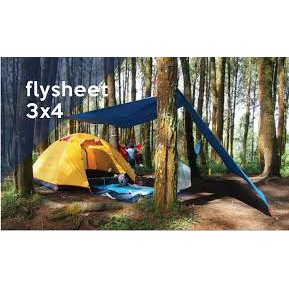 Flysheet Tenda Waterproof Ukuran 3x2 3x3 3x4