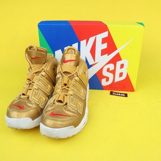 nike air uptempo supreme gold