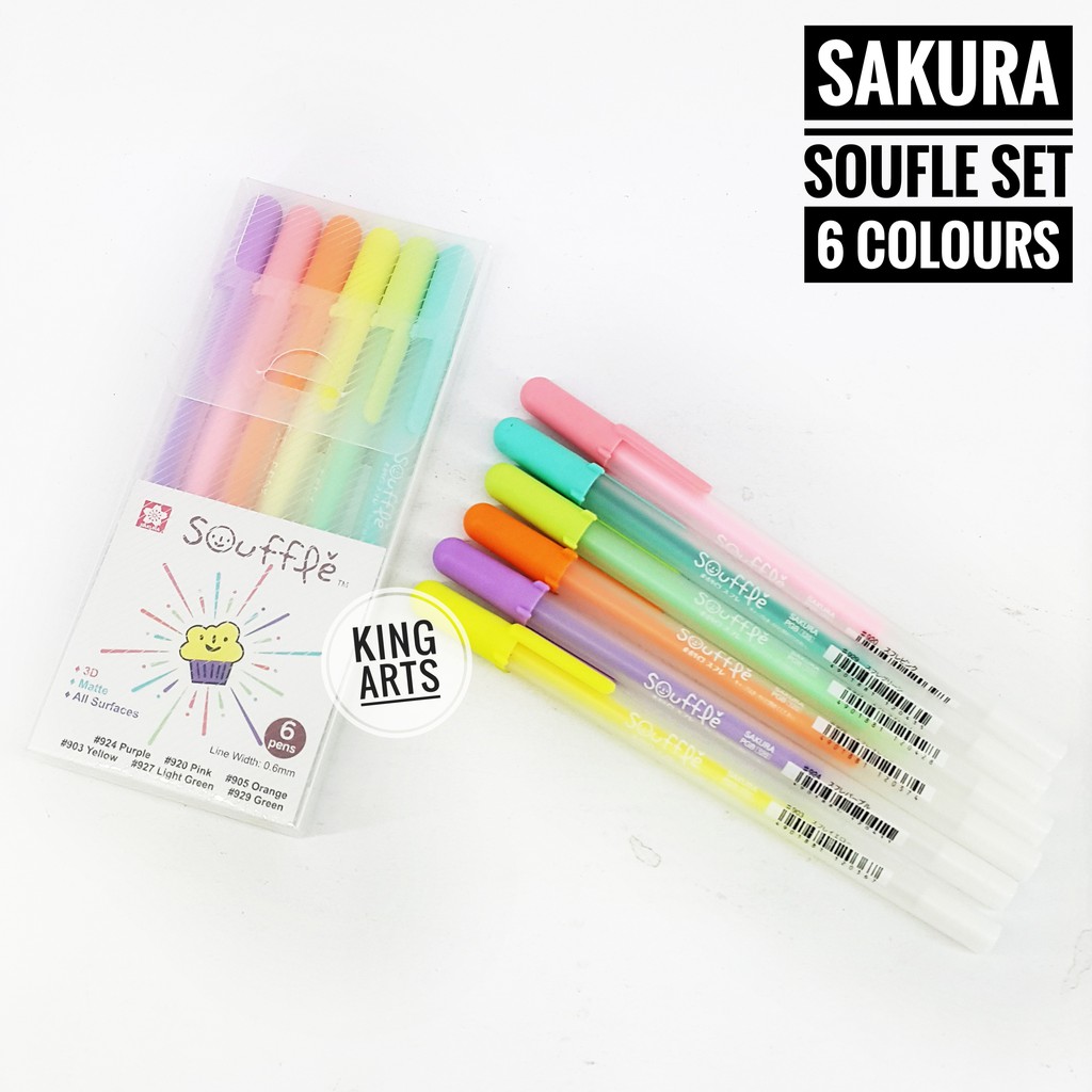 

Sakura Gelly Roll Pen Souffle Set 6