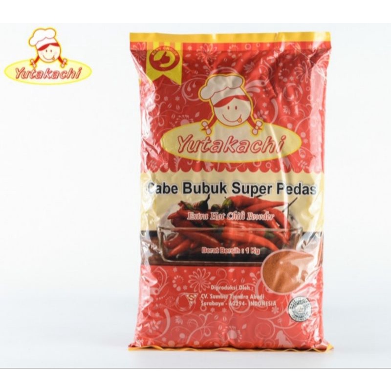 Cabe bubuk super pedas yutakachi 1kg