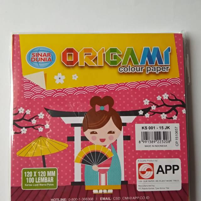 Kertas Origami Sinar Dunia 12 x 12 cm | Shopee Indonesia