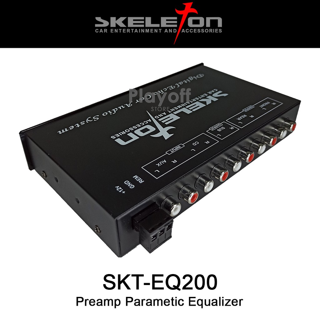 Parametric Equalizer (With USB) Karaoke Mobil Preamp Parametrik Skeleton SKT-EQ200