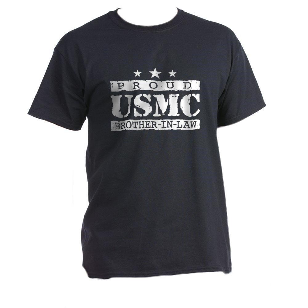 Proud Usmc Brother In Law Kaos Custom Adem