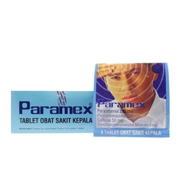 Paramex Tablet 1 Strip / Sakit Kepala / Paracetamol / Anti Nyeri / Sakit Gigi