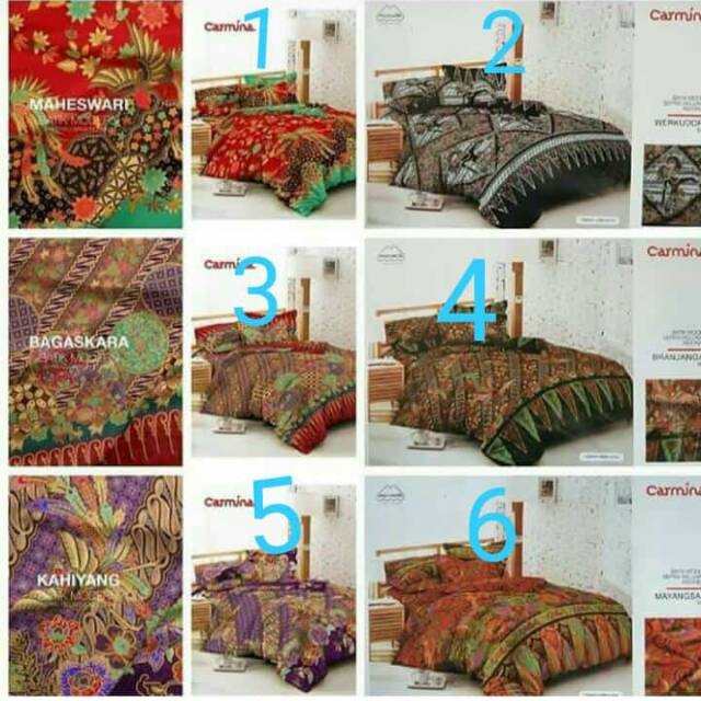 Sprei Carmina motif batik