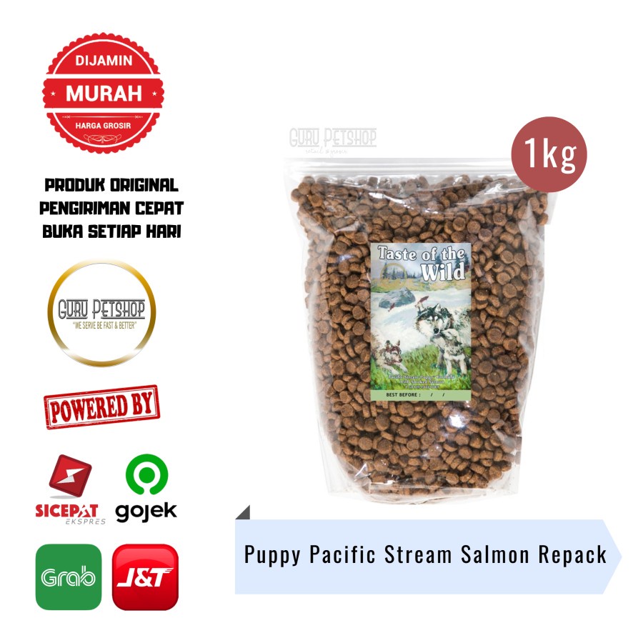 Taste Of The Wild Puppy Pacific Stream 1kg TOTW Puppy Salmon 1kg