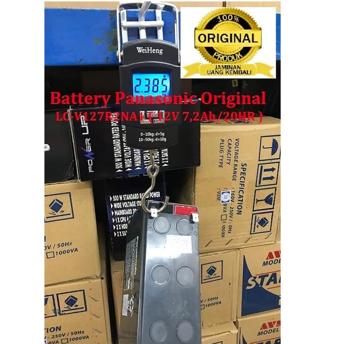Aki baterai kering Battery Panasonic 12v 7Ah aki ups panasonic 7,2Ah