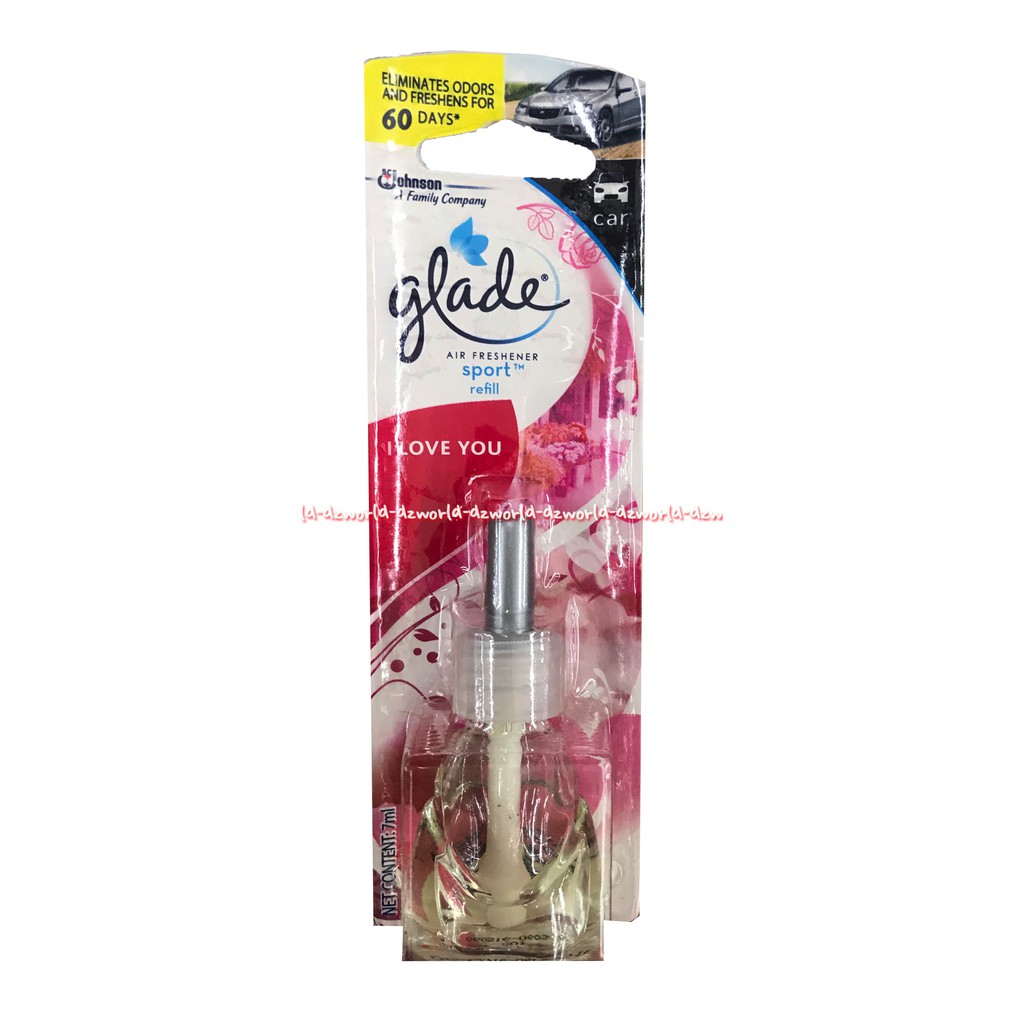 Glade Air Freshener Sport Refill Pengharum Ruangan Mobil 60 Hari Parfum Mobil