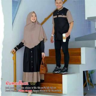 FREE HIJAB COUPLE  BAJU  LEBARAN SPECIAL RAMADHAN GAMIS DAN 