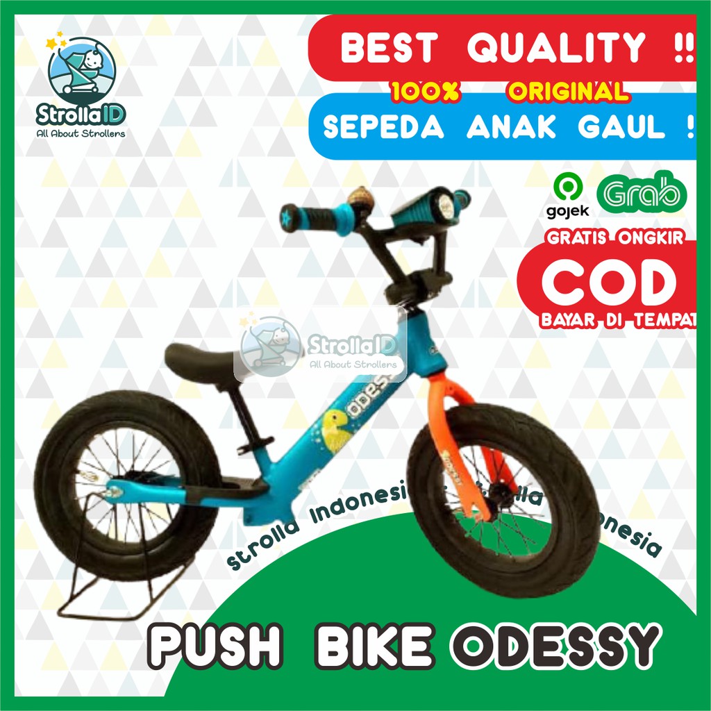 BMX 12 Odessy push bike E29 Sepeda Lipat Folding Bike  Sepeda Gunung Road Bike Sepeda Artis SNI ORI