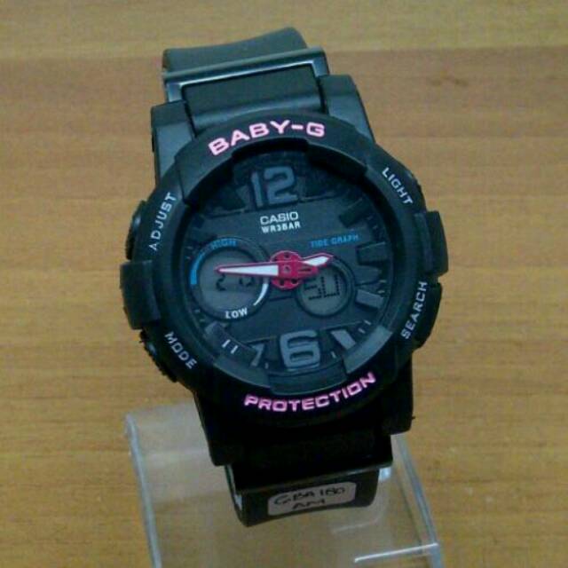 Grosir Jam Tangan Sport Wanita Casio BabyG Black Kualitas Super