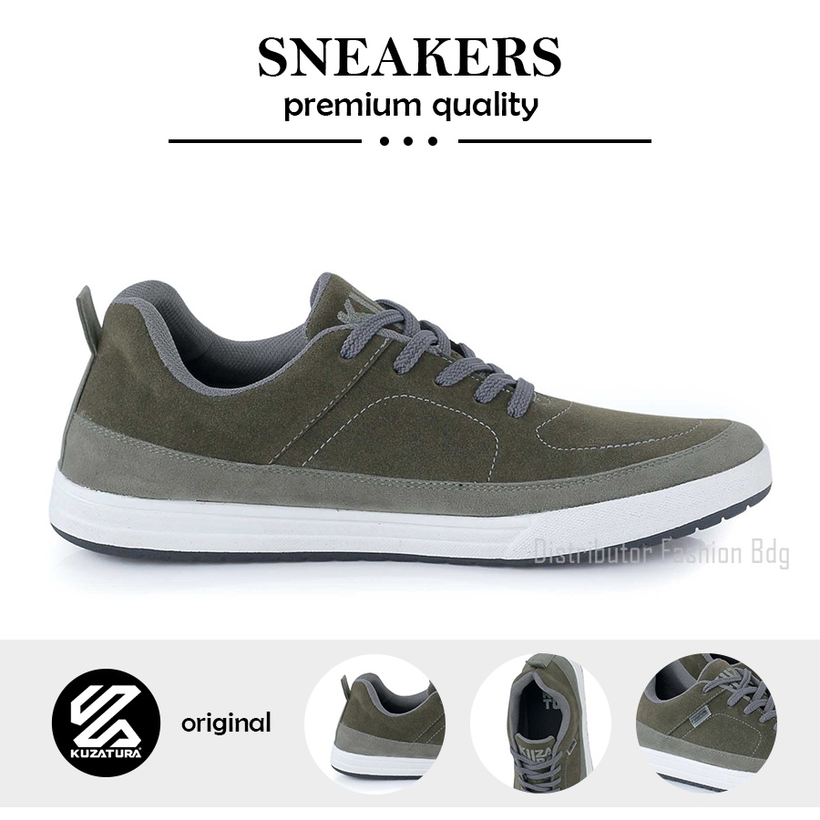 Sepatu Sneakers Pria Original 100% Sepatu Pria Keren Hijau 621