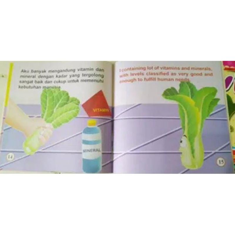 Buku Cerita Anak Bergambar Seri Dongeng Negeri Buah Dan Manfaat Buah Sayur