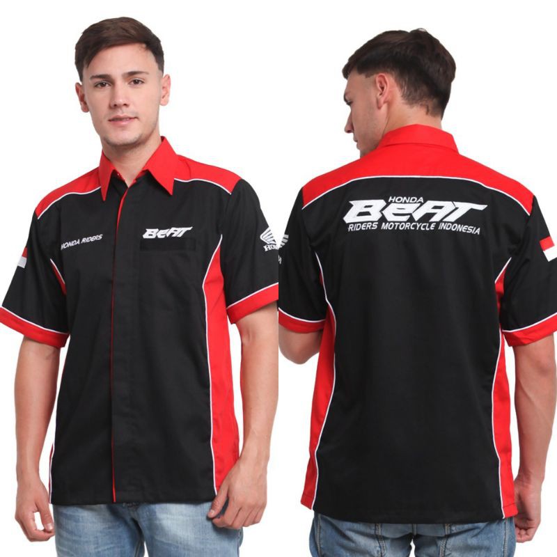 Kemeja honda beat hem honda beat kemeja racing honda beat kemeja motor honda beat
