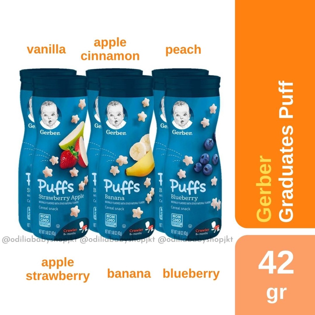 Jual Gerber Puffs 42gr Puff Indonesia