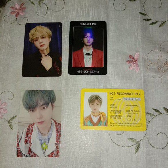 PHOTOCARD NCT RESONANCE Pt.2 DOYOUNG KUN JISUNG SUNGCHAN