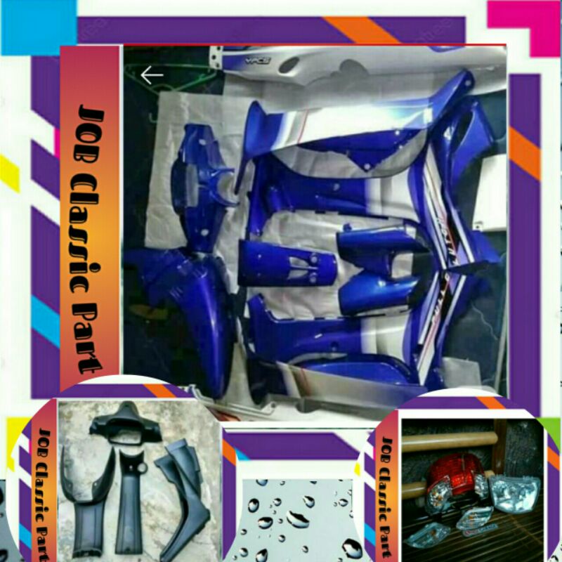COVER BODY HALUS DAN KASAR FULL SET FIZ R WARNA BIRU