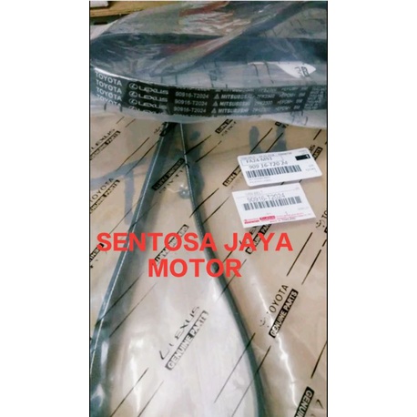 FANBELT FAN BELT TALI KIPAS TOYOTA INNOVA BENSIN FORTUNER BENSIN HILUX TH 2005 2006 2007 2008 2009 2010 2011 2012 2013 2014 ORIGINAL