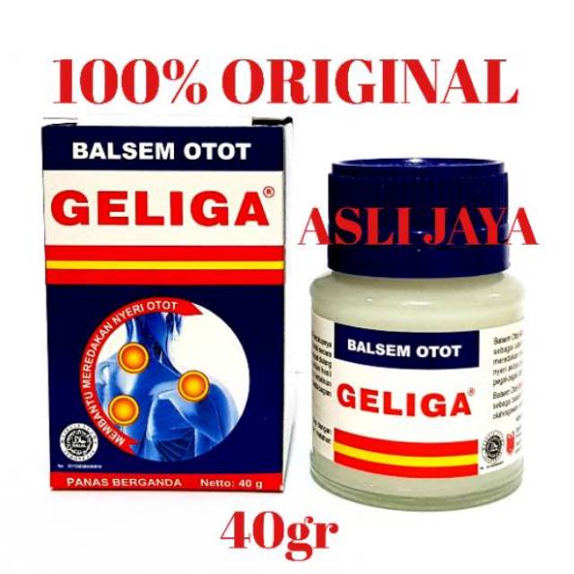 Balsem Otot Geliga  40gr - Membantu Meredakan Keseleo, Nyeri Otot Pada Punggung