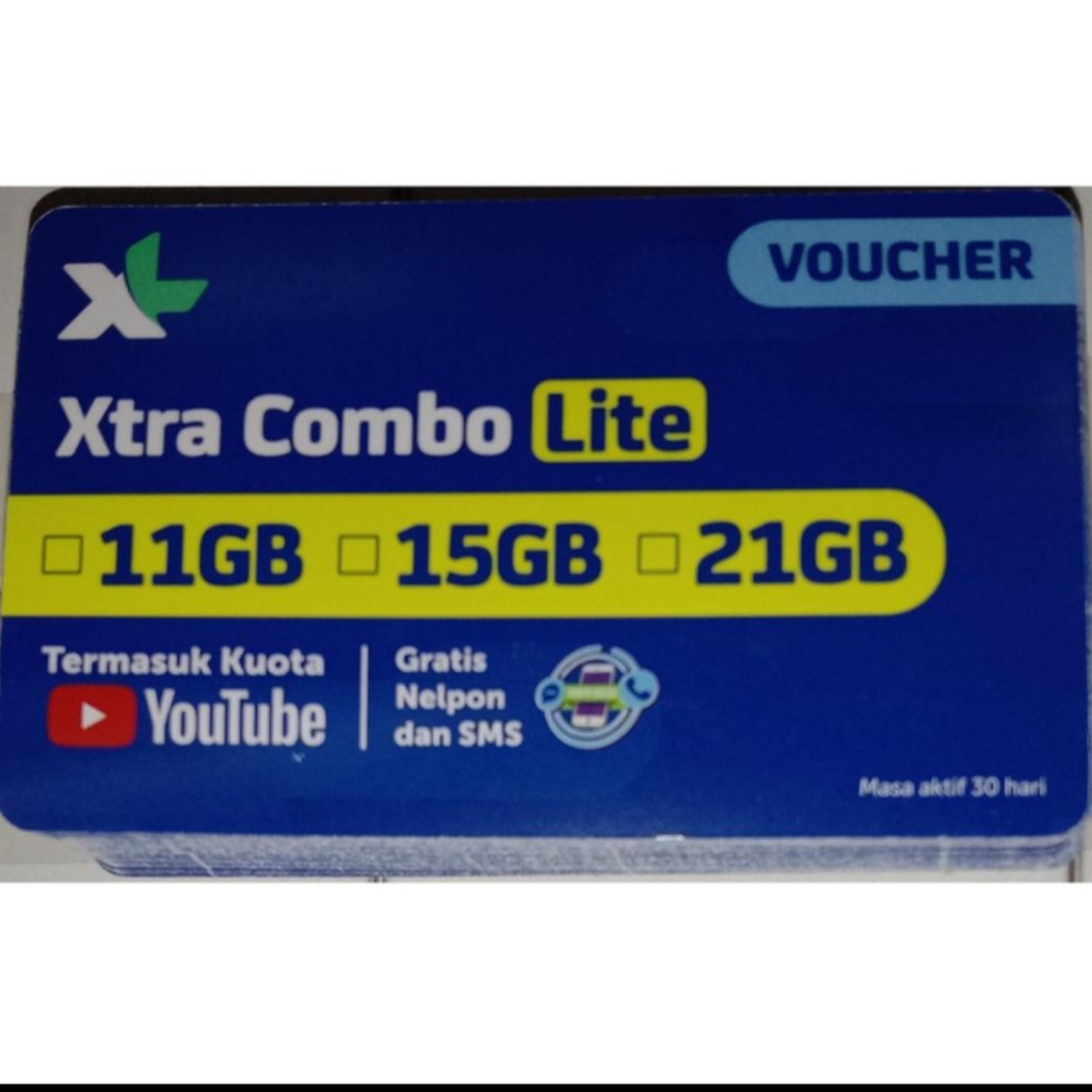 Voucher XL Combo Lite 4+ 15gb