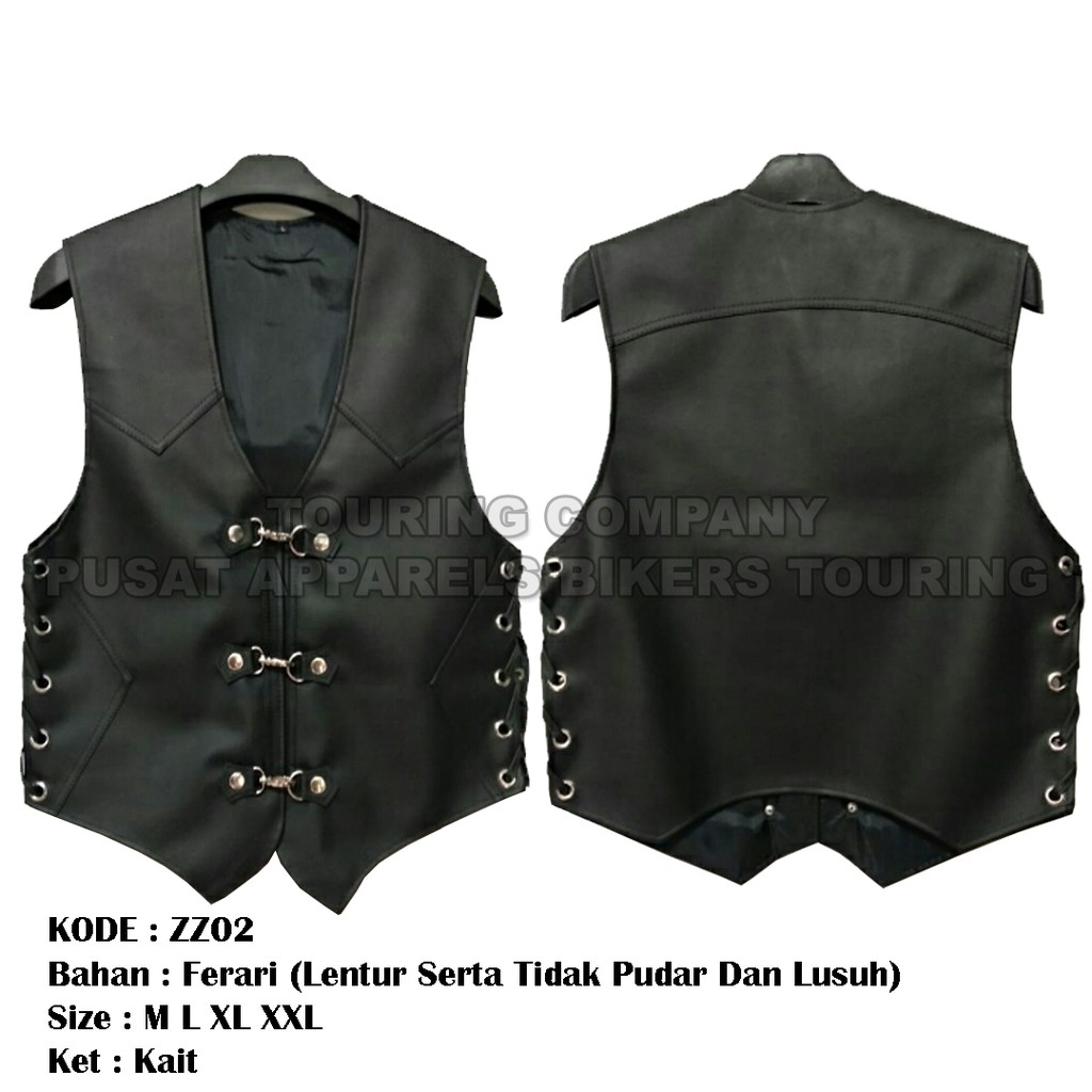 Rompi Bikers Motor Touring / rompi kulit sintetis