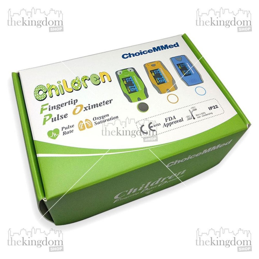 CHOICEMMED MD300C5 FINGERTIP PULSE OXIMETER BLUE UNTUK ANAK -ANAK