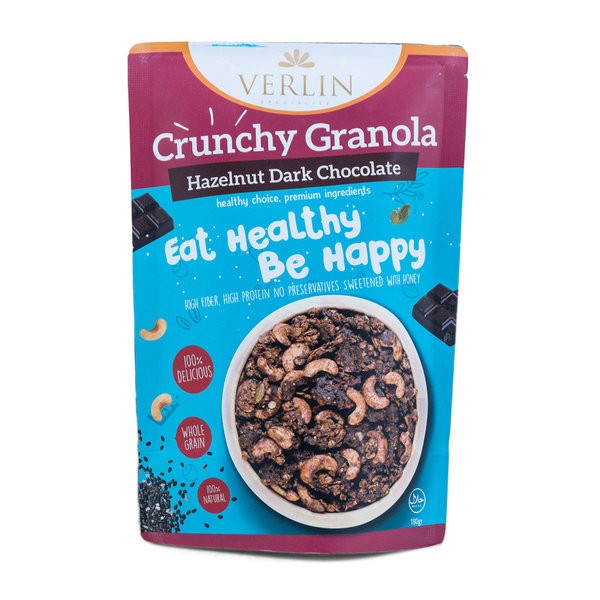 

Verlin Granola Hazelnut Dark Chocolate 200Gr